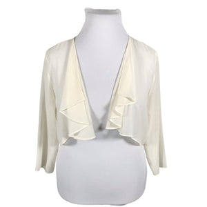 Unisex Marks&Spencer - Evening bolero jacket, size 42 - Natural white (1)