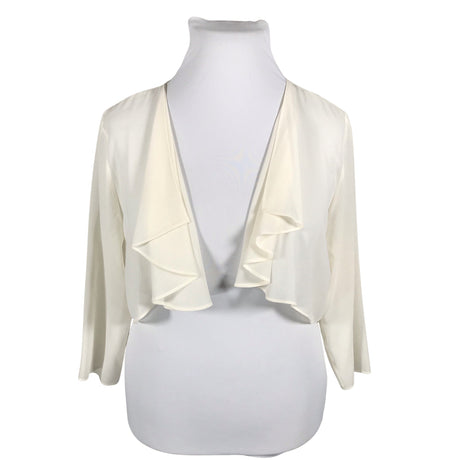 Unisex Marks&Spencer - Evening bolero jacket, size 42 - Natural white ()