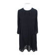 Unisex Cut & Pret - Schiffon dress, size 42 - Black ()