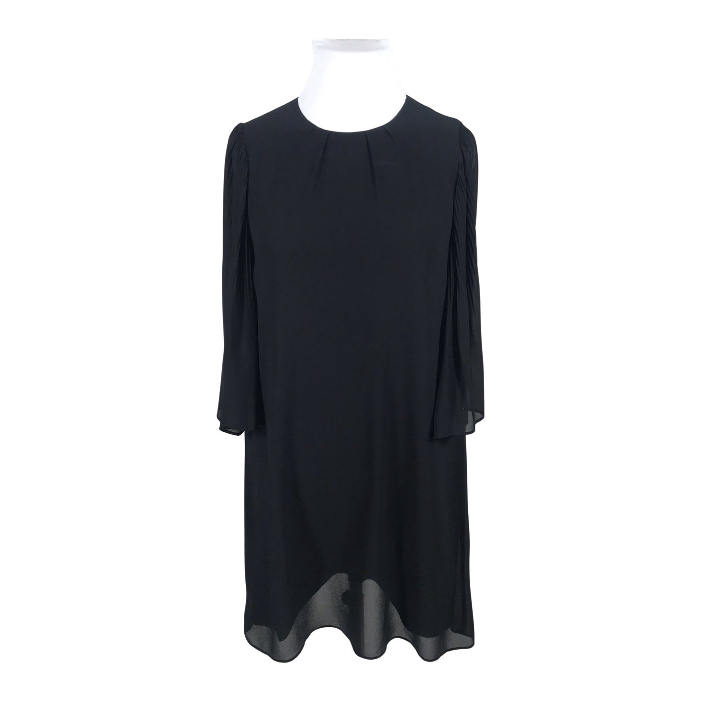 Unisex Cut & Pret - Schiffon dress, size 42 - Black (1)