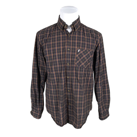 Unisex MCS - Collared shirt, size L - Brown ()
