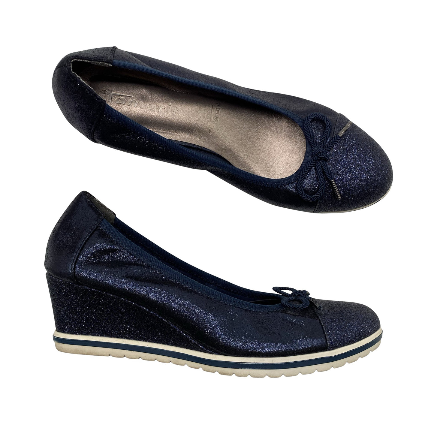 Unisex Tamaris - Wedge heel shoes, size 39 - Blue (1)