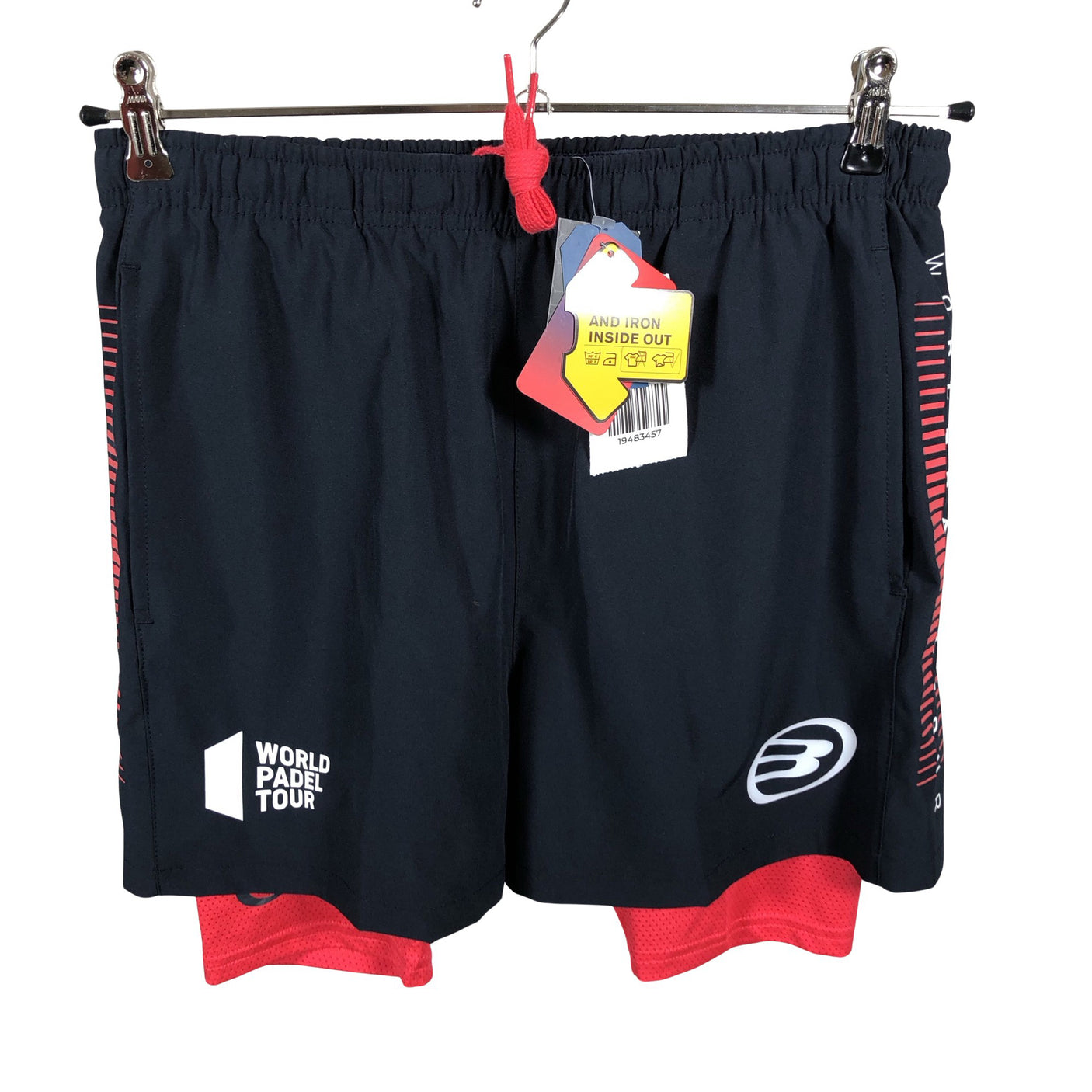 Unisex Bullpadel - Sports shorts, size S - Black (1)