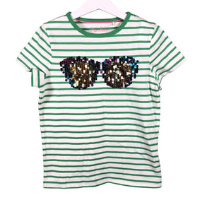 Unisex Mini Boden - T-shirt, size 134 - 140 - White (1)