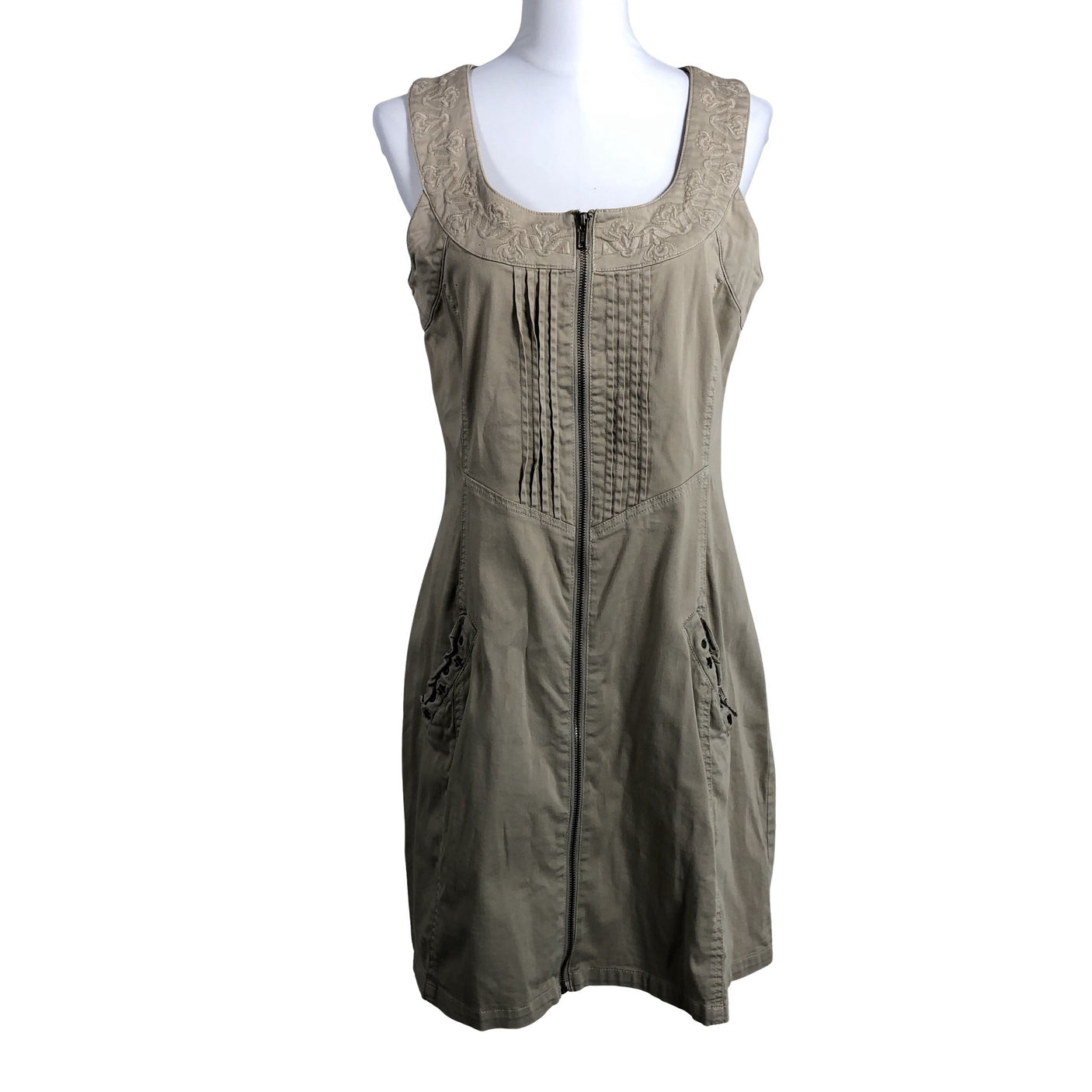 Unisex Cream - Dress, size 40 - Beige (1)