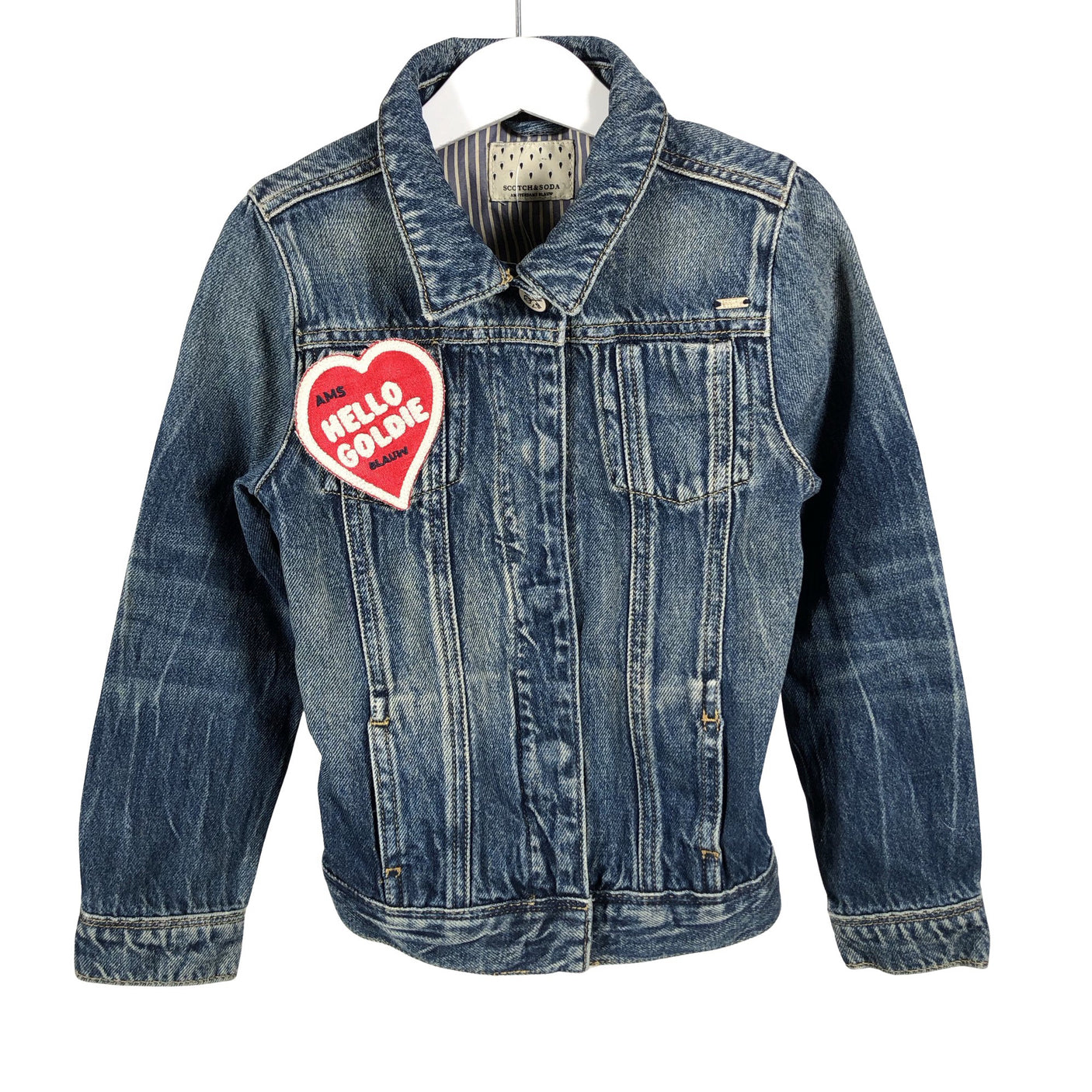 Unisex Scotch&Soda - Denim jacket, size 116 - 122 - Blue (1)