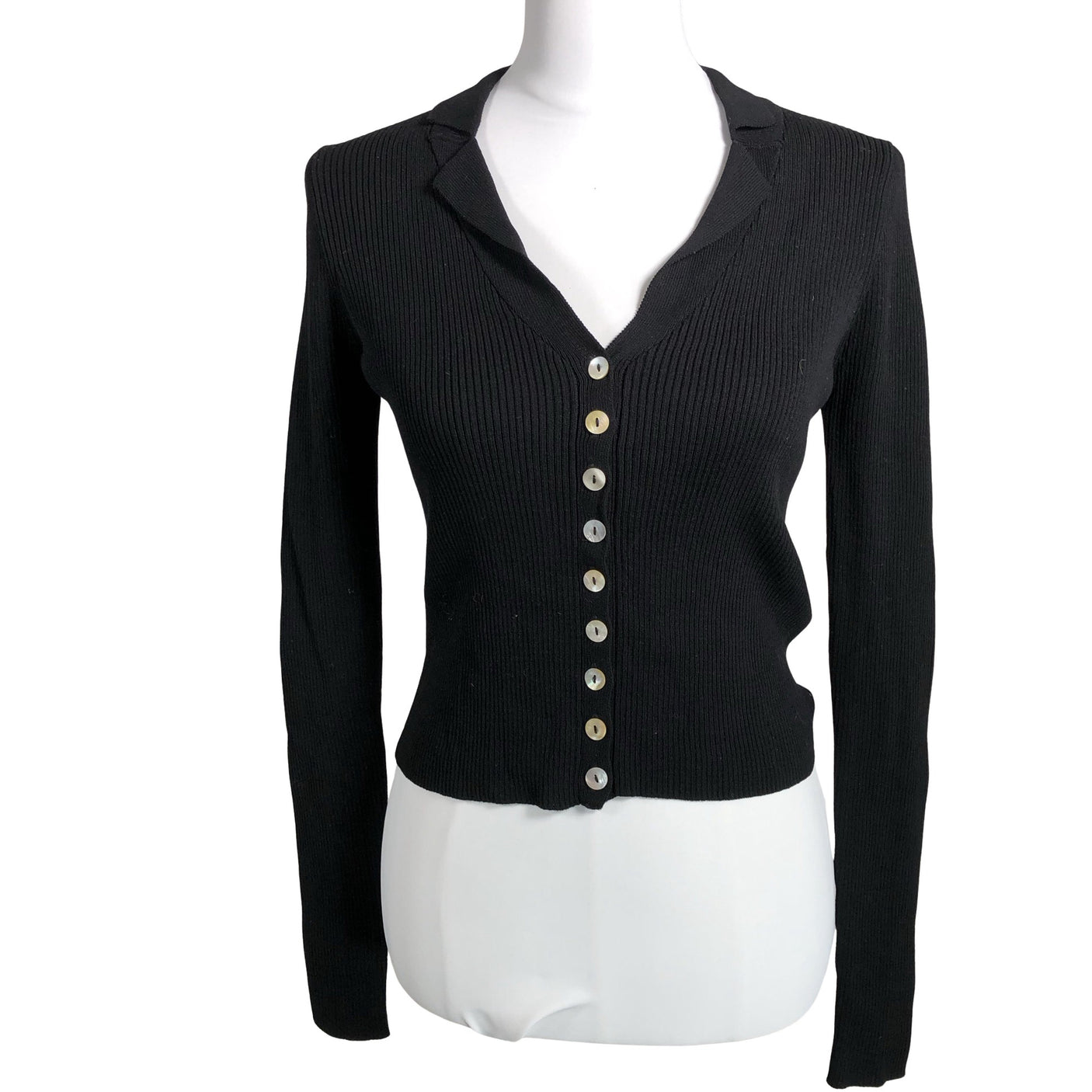 Unisex Lindex - Cardigan, size 38 - Black (1)