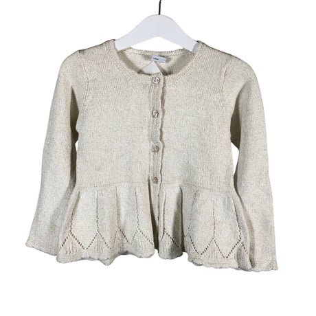 Unisex Lindex - Cardigan, size 86 - 92 - Natural white ()