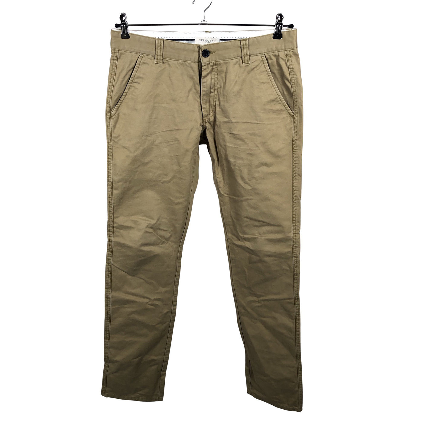 Unisex Selected - Chinos, size W32 - Brown (1)