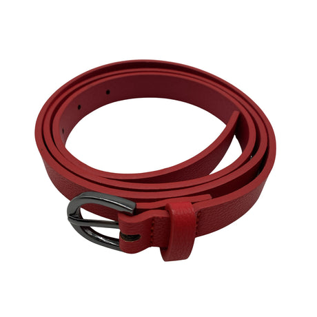 Unisex Anna Field - Leather belt, size Ei kokoa - Red ()