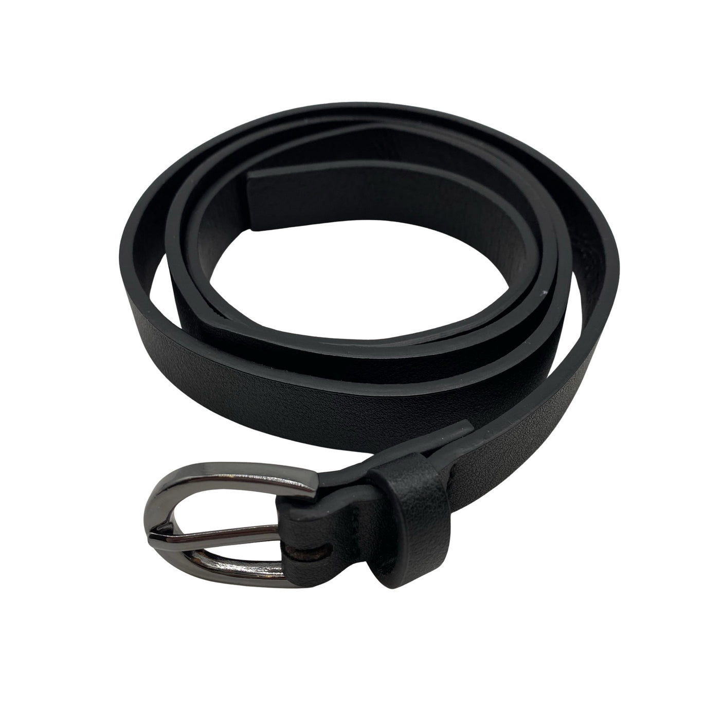 Unisex Anna Field - Leather belt, size Ei kokoa - Black (1)