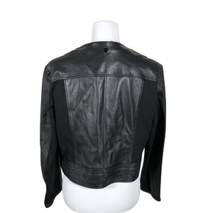 Unisex Marc Cain - Leather jacket, size 40 - Black (3)
