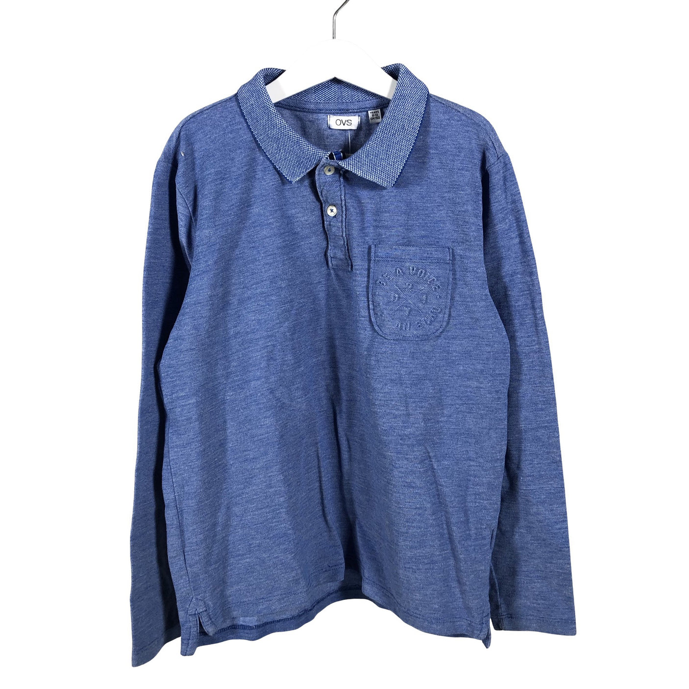 Unisex OVS - Polo shirt, size 146 - 152 - Blue (1)