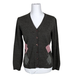 Unisex Voglia - Cardigan, size 38 - Brown (2)