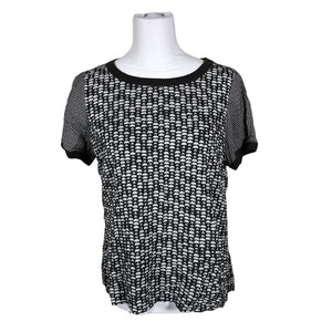 Unisex Sandwich - Short-sleeved blouse, size 38 - Gray (2)