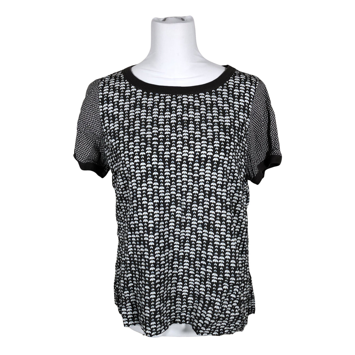 Unisex Sandwich - Short-sleeved blouse, size 38 - Gray (1)