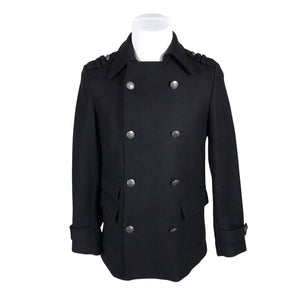 Unisex Caramelo - Wool coat, size M - Black (1)