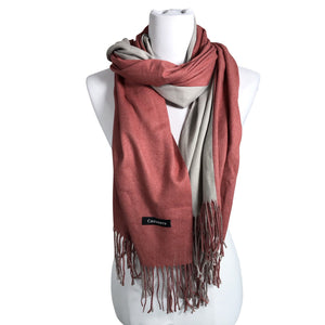 Unisex Cashmere - Scarf, size Maxi - Light pink (1)