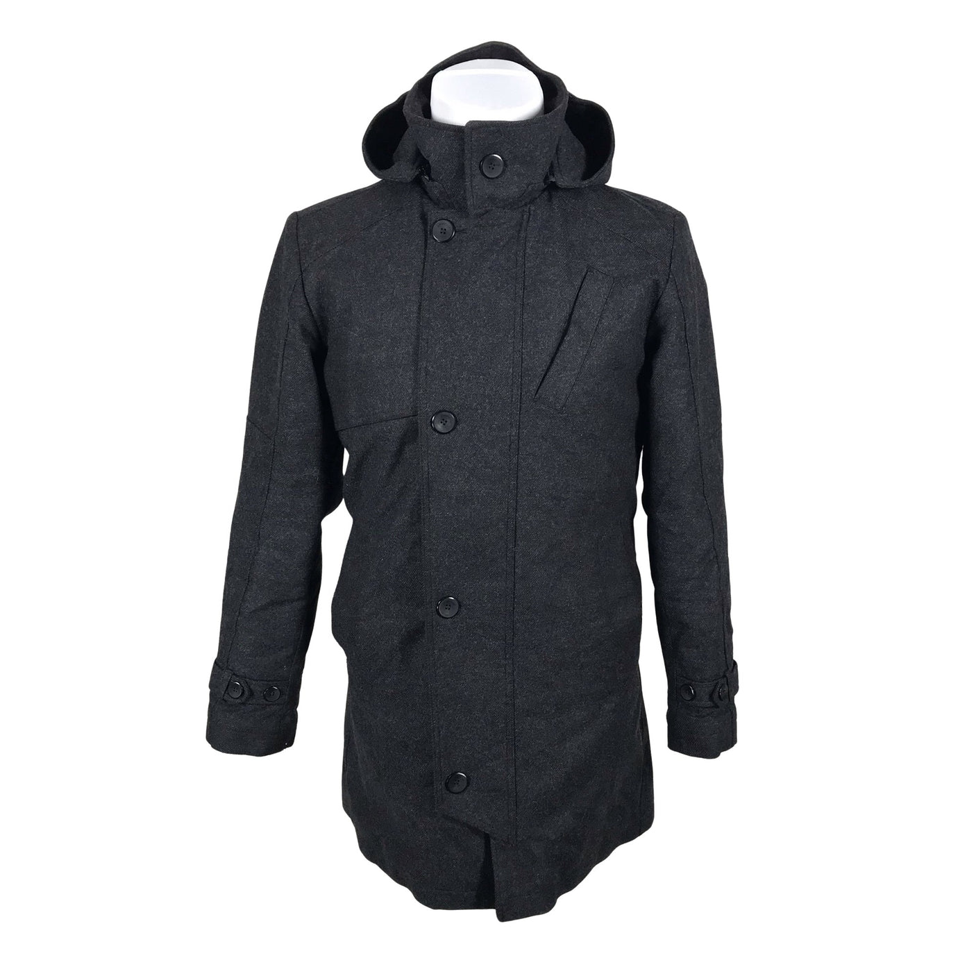 Unisex Johnnylove - Wool coat, size M - Black (2)
