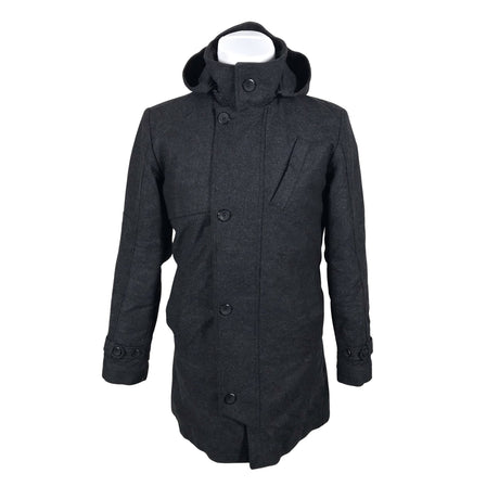 Unisex Johnnylove - Wool coat, size M - Black ()