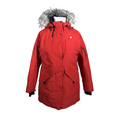 Unisex Áhkká - Down jacket, size 44 - Red ()