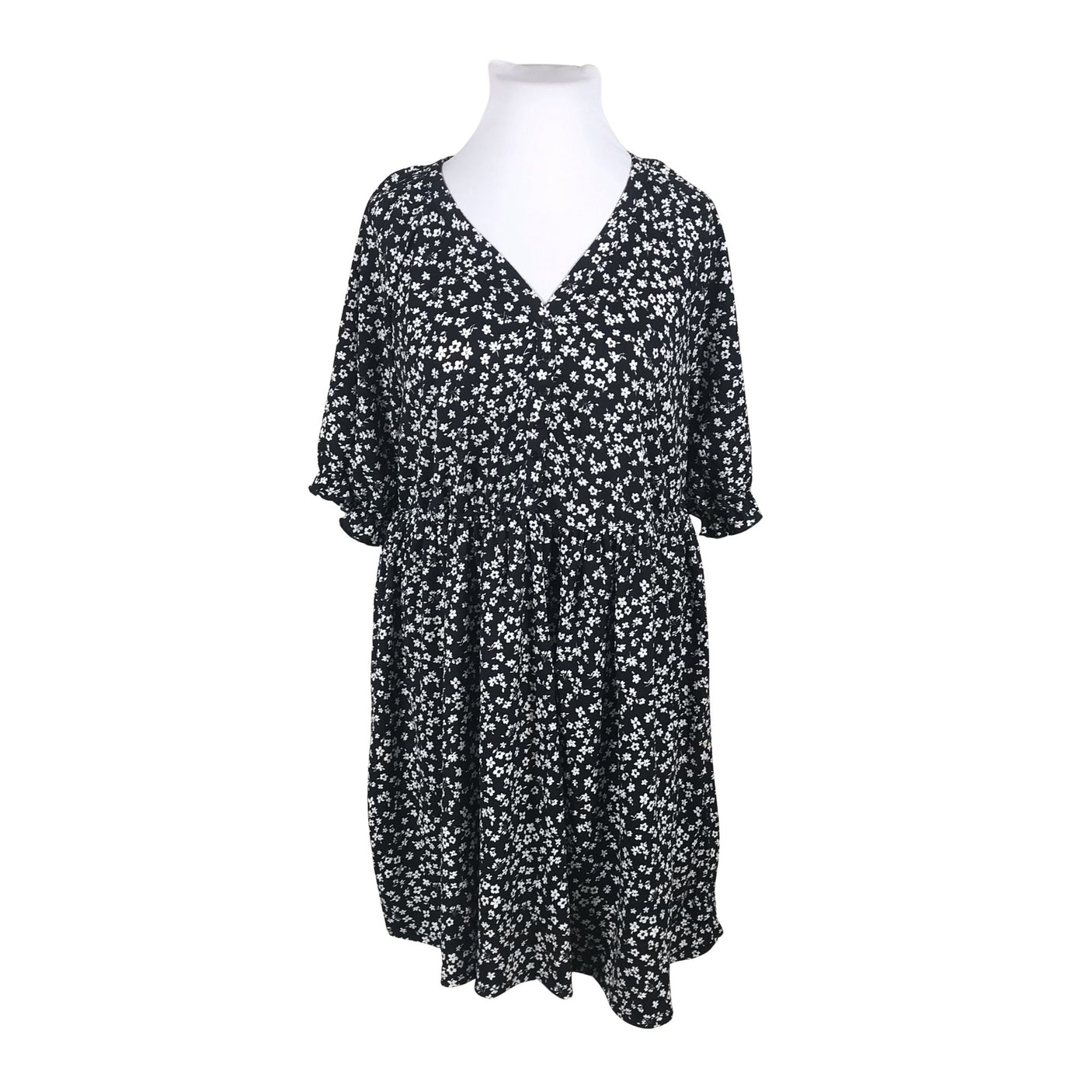 Unisex Limited Collection - Schiffon dress, size 46 - Black (1)