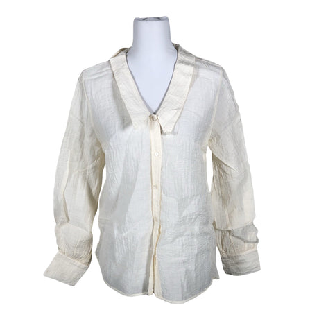 Unisex Lindex - Blouse, size 38 - Beige (2)