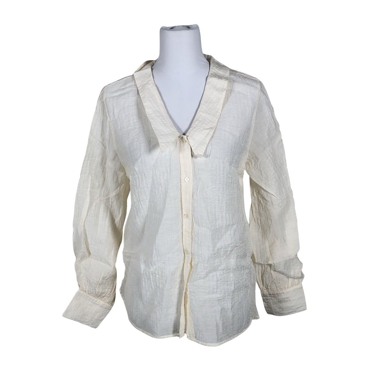 Unisex Lindex - Blouse, size 38 - Beige (1)
