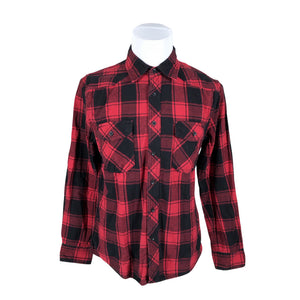 Unisex Brandit - Flannel shirt, size M - Red (1)