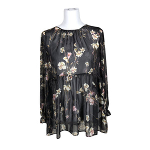 Unisex Marella - Schiffon tunic, size 34 - Black (1)