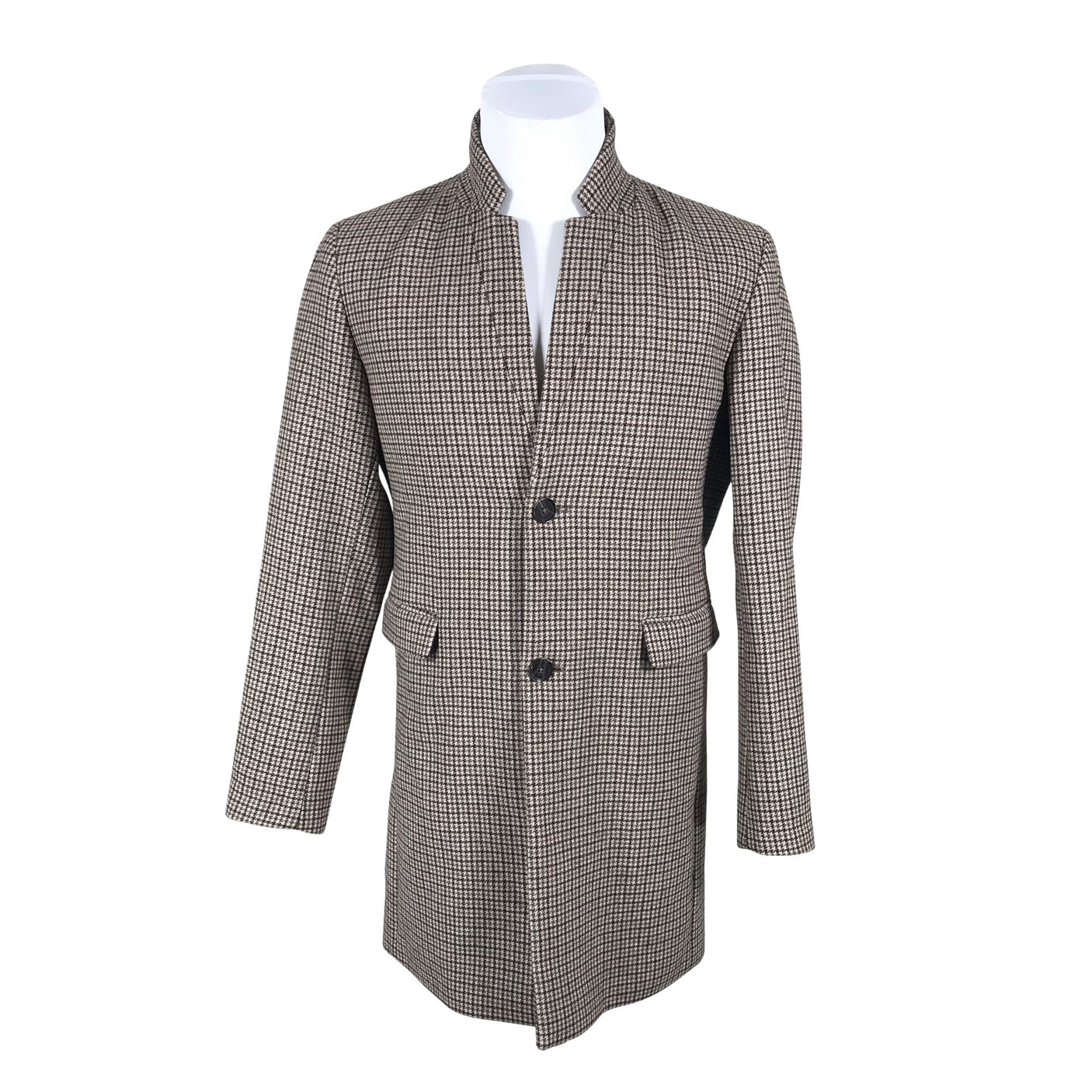Unisex Jack & Jones - Wool coat, size M - Brown (2)