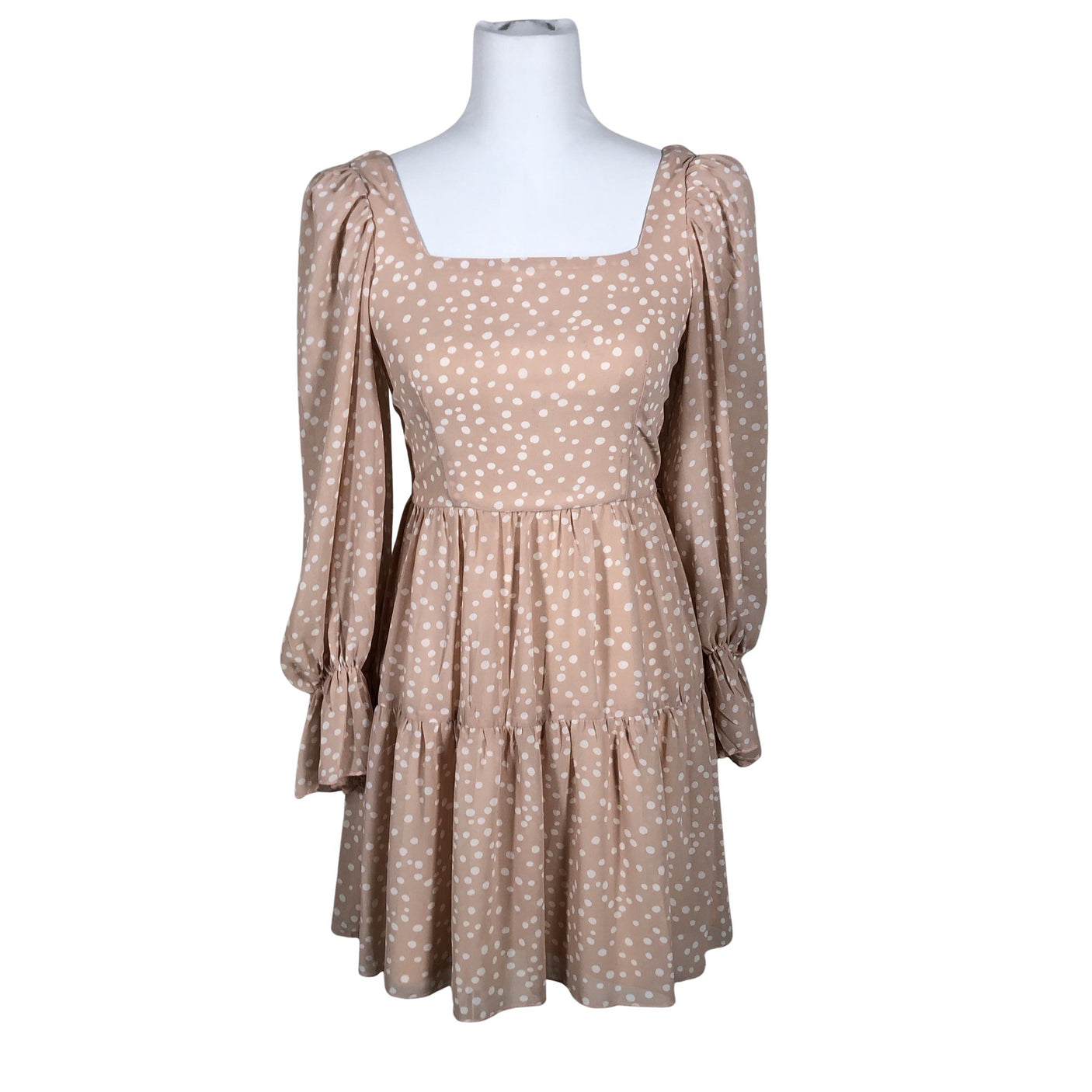 Unisex Girl In Mind - Schiffon dress, size 36 - Light pink (2)