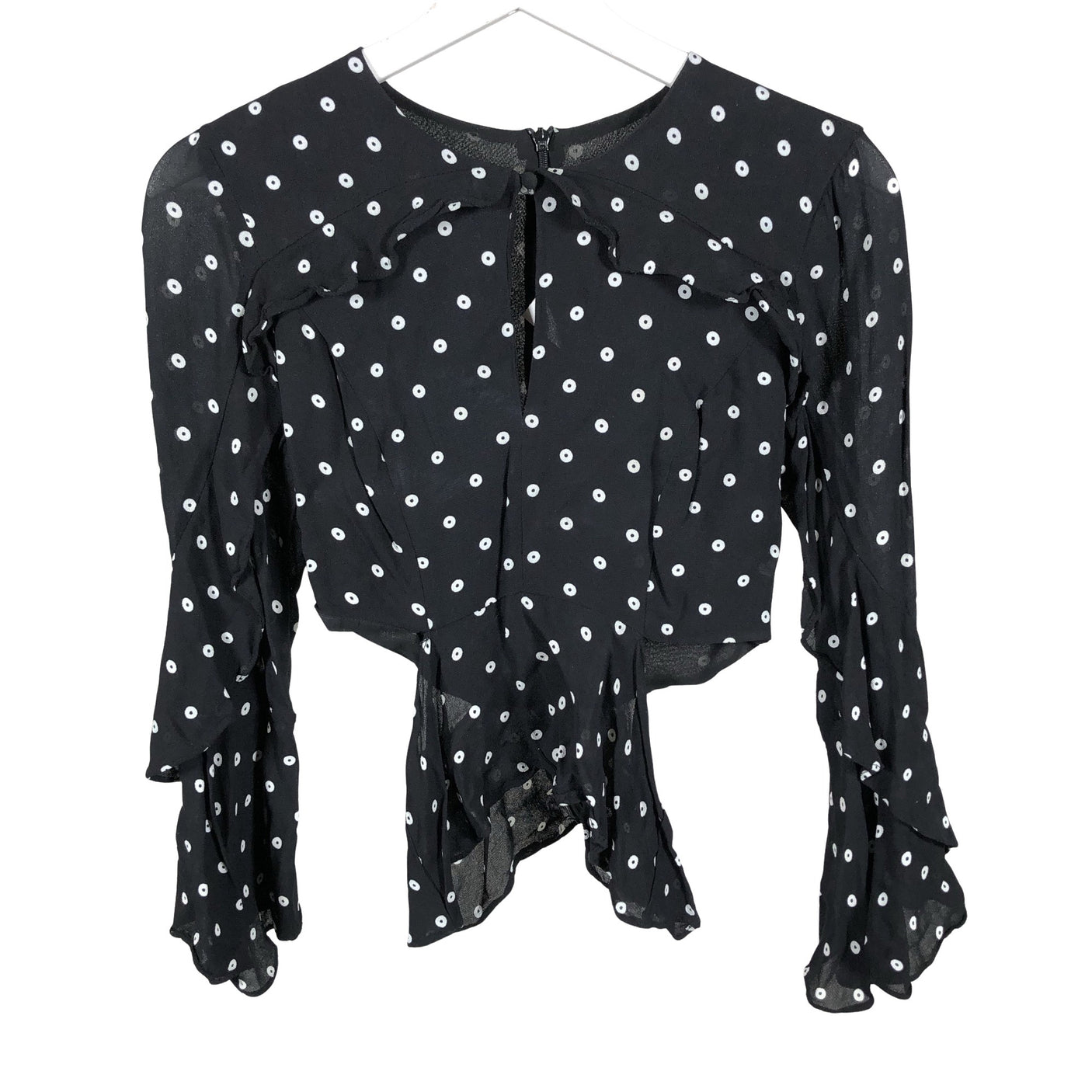 Unisex Bardot - Blouse, size 32 - Black (2)