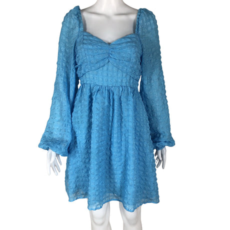 Unisex Na-KD - Dress, size 34 - Blue ()