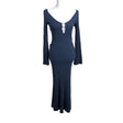 Unisex Nomino - Maxi dress, size 34 - Blue ()