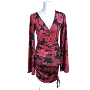 Unisex Na-KD - Tricot dress, size 34 - Red (1)