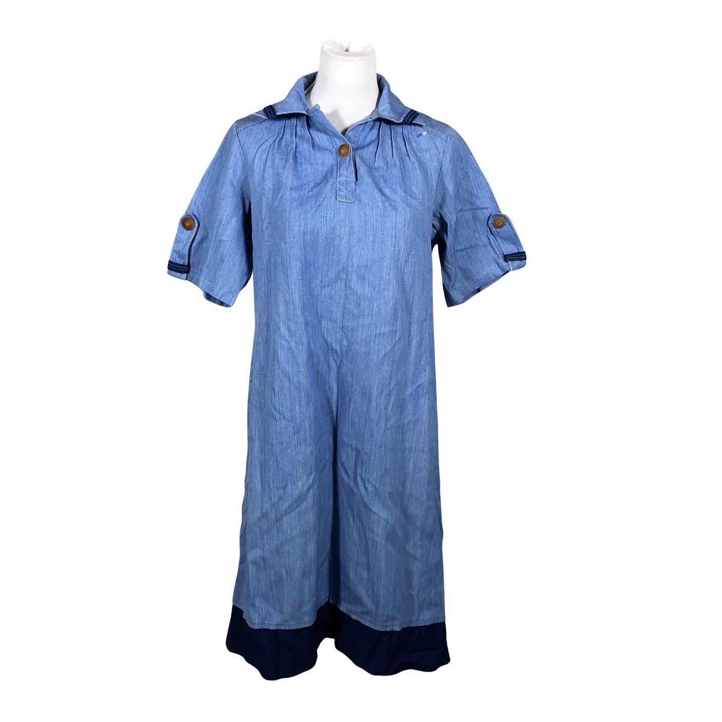 Unisex Handmade - Denim dress, size 42 - Light blue (1)