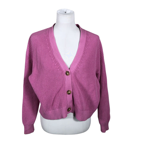 Unisex Selected - Cardigan, size 40 - Pink ()