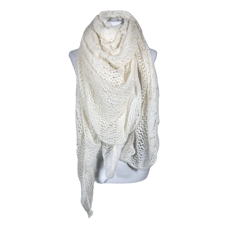 Unisex Handmade - Scarf, size Maxi - White ()