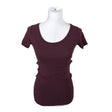 Unisex Samsoe&Samsoe - T-shirt, size 34 - Wine red ()