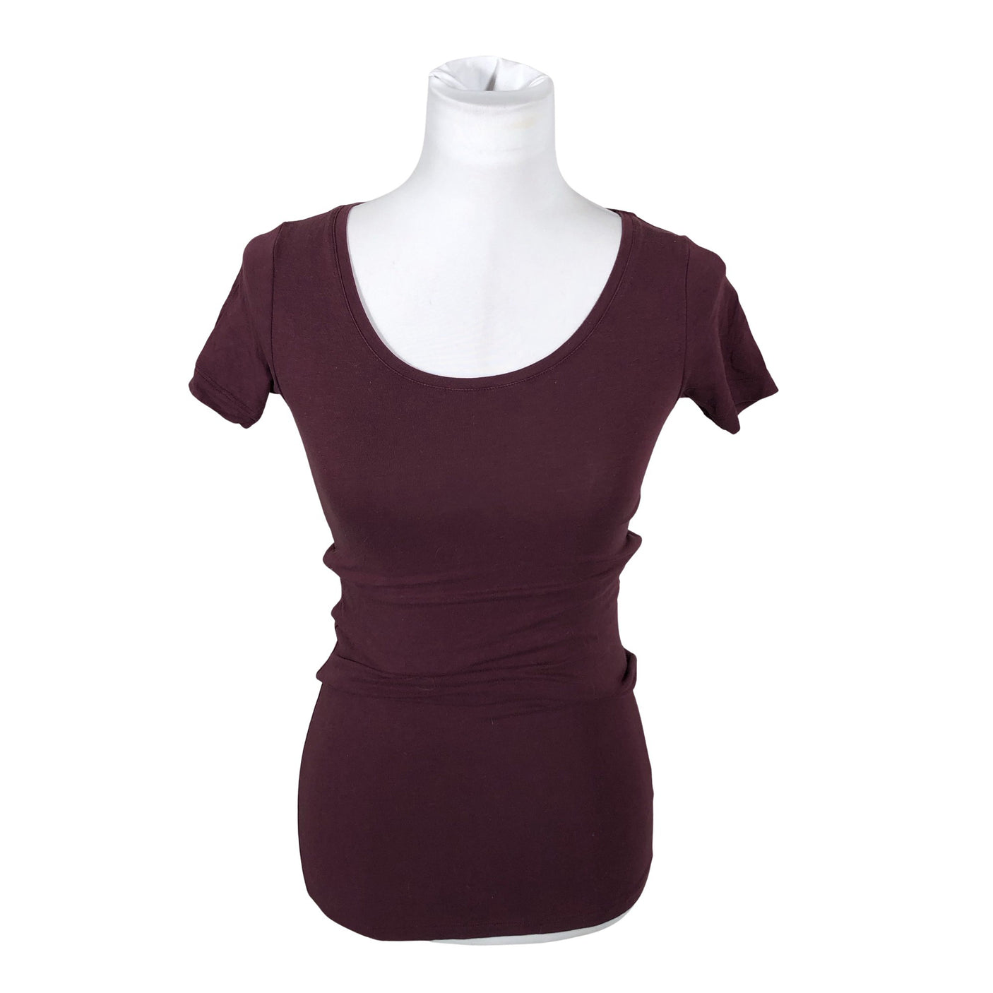 Unisex Samsoe&Samsoe - T-shirt, size 34 - Wine red (1)