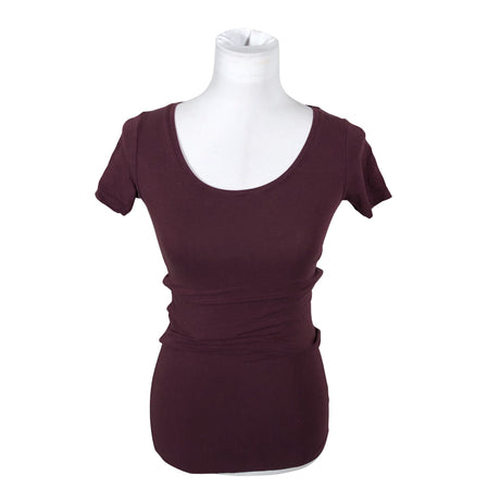 Unisex Samsoe&Samsoe - T-shirt, size 34 - Wine red ()