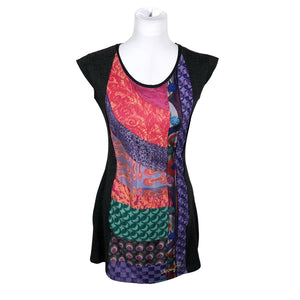 Unisex Desigual - Tricot dress, size 38 - Gray (2)