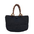 Unisex Handmade - Handbag, size Midi - Black ()