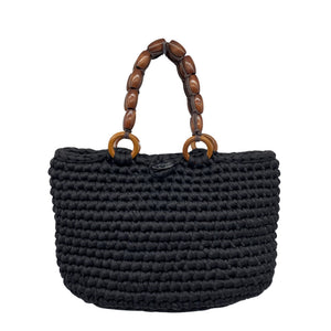 Unisex Handmade - Handbag, size Midi - Black (1)
