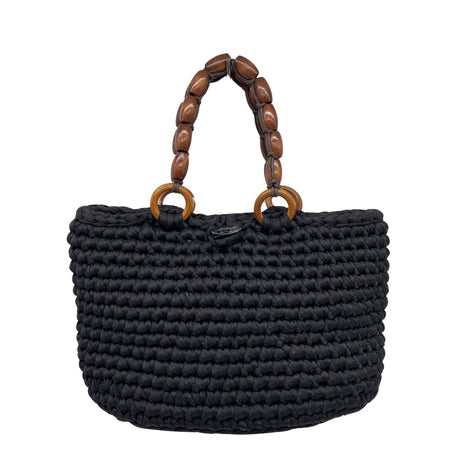 Unisex Handmade - Handbag, size Midi - Black ()