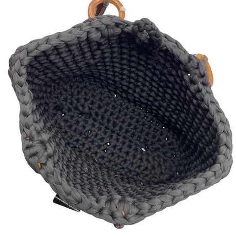 Unisex Handmade - Handbag, size Midi - Black (2)