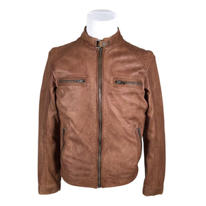 Unisex ROCKANDBLUE - Leather jacket, size L - Brown (1)