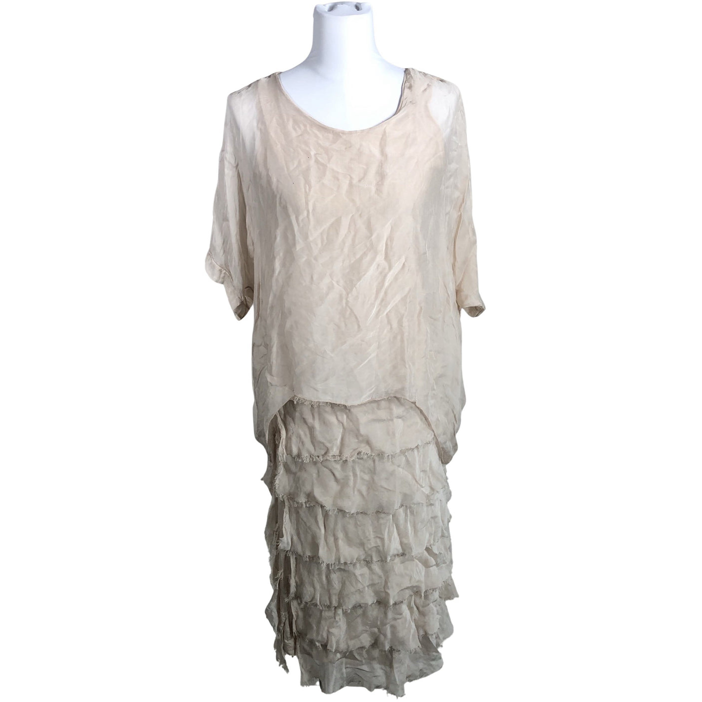 Unisex Peura - Party dress, size 40 - Beige (1)