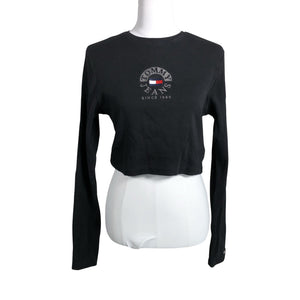 Unisex Tommy Jeans (Tommy Hilfiger) - Tricot shirt, size 38 - Black (1)